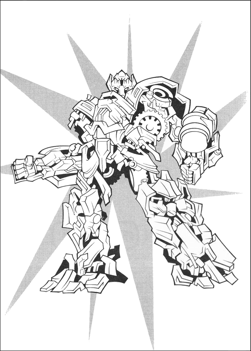 Transformers Coloring Pages Free Printable 31