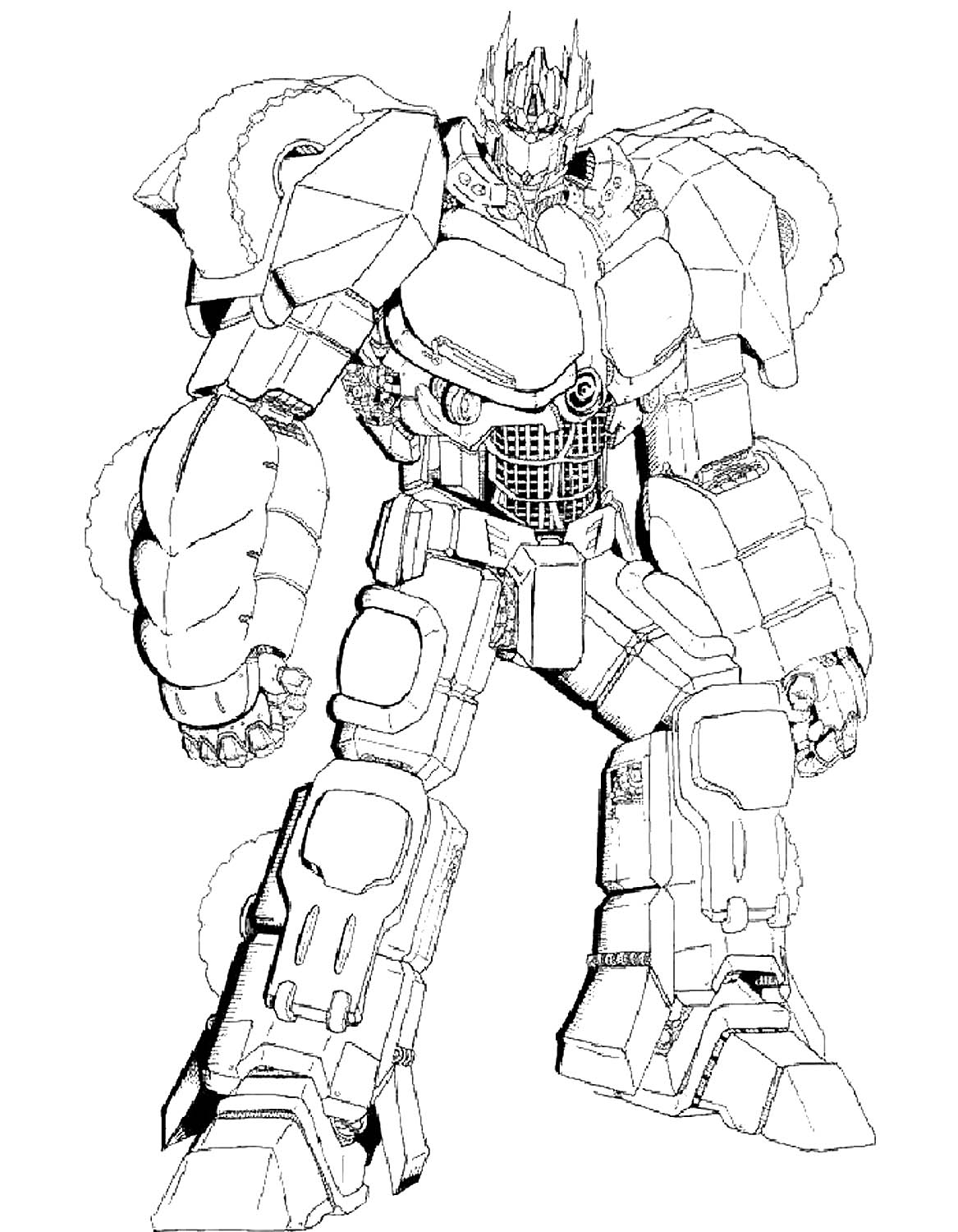 Transformers Coloring Pages Free Printable 36