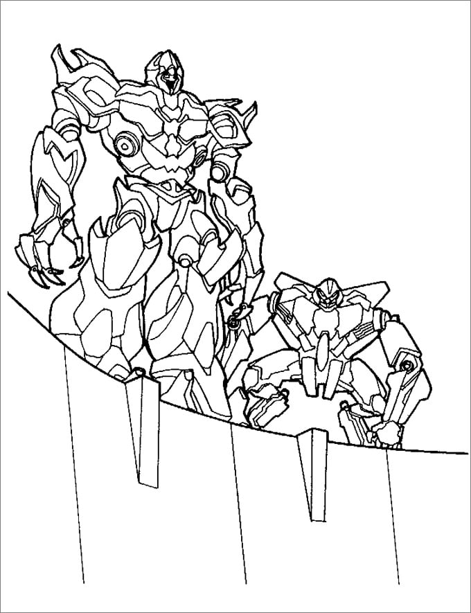 Transformers Coloring Pages Free Printable 39