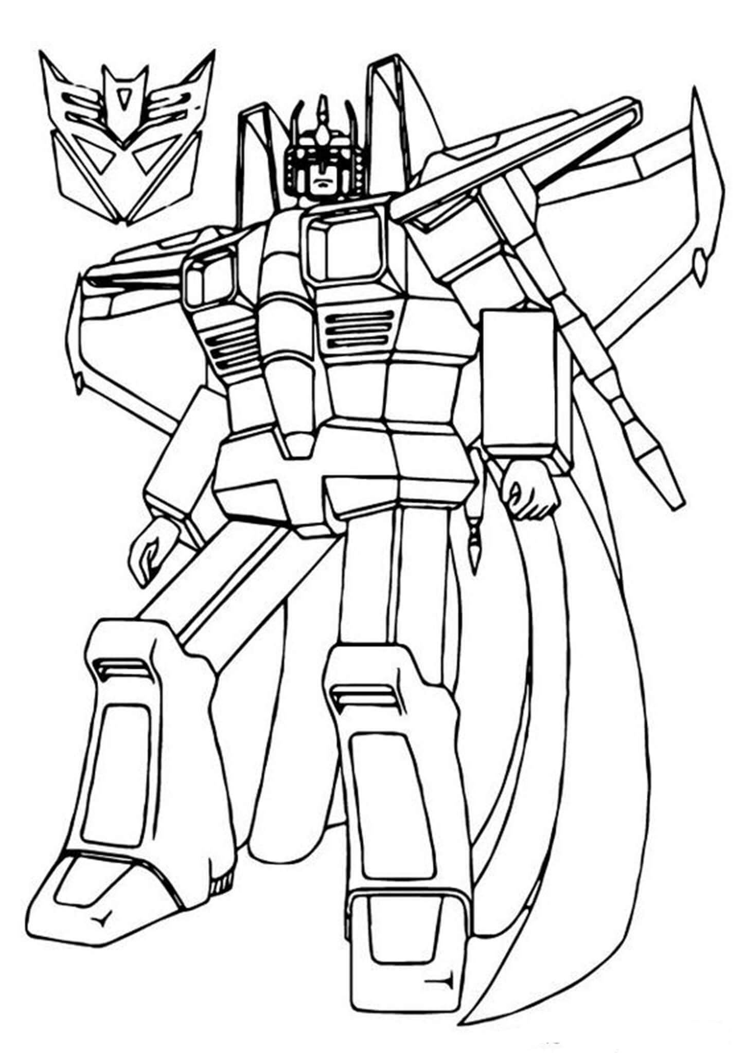 Transformers Coloring Pages Free Printable 4