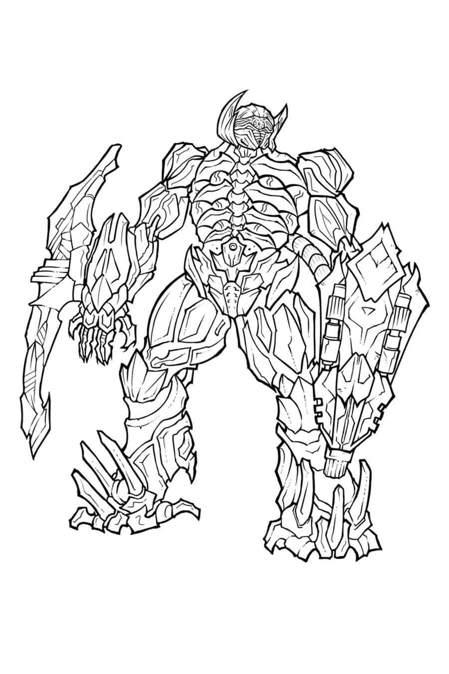 Transformers Coloring Pages Free Printable 43