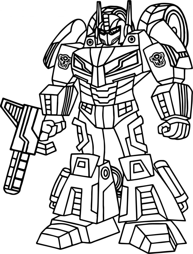 Transformers Coloring Pages Free Printable 5