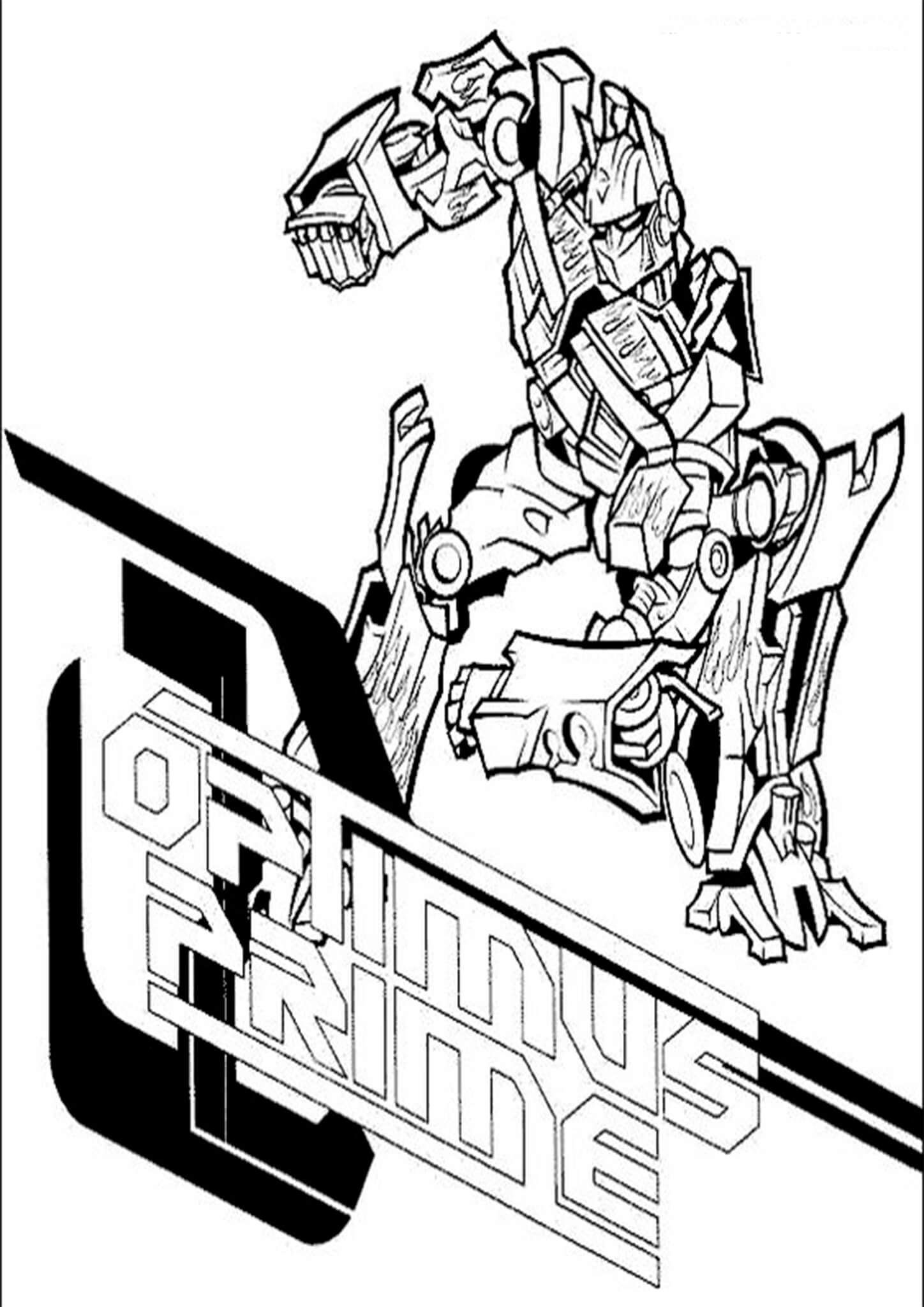 Transformers Coloring Pages Free Printable 50