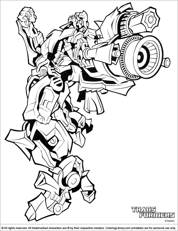 Transformers Coloring Pages Free Printable 52