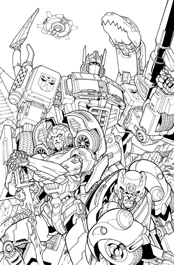 Transformers Coloring Pages Free Printable 6