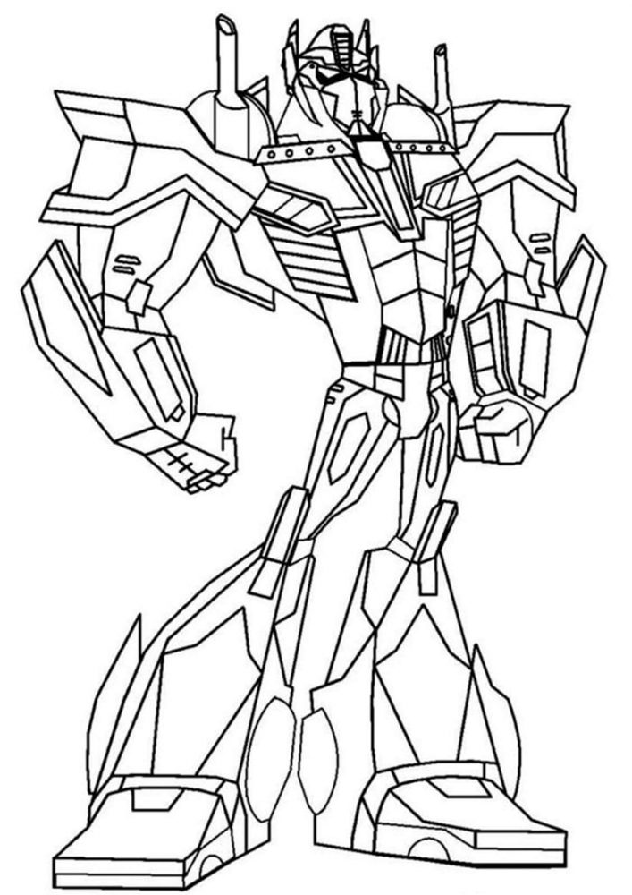 Transformers Coloring Pages Free Printable 60