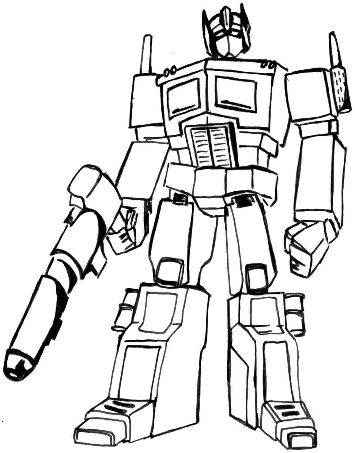 Transformers Coloring Pages Free Printable 64