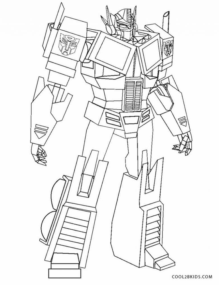 Transformers Coloring Pages Free Printable 66