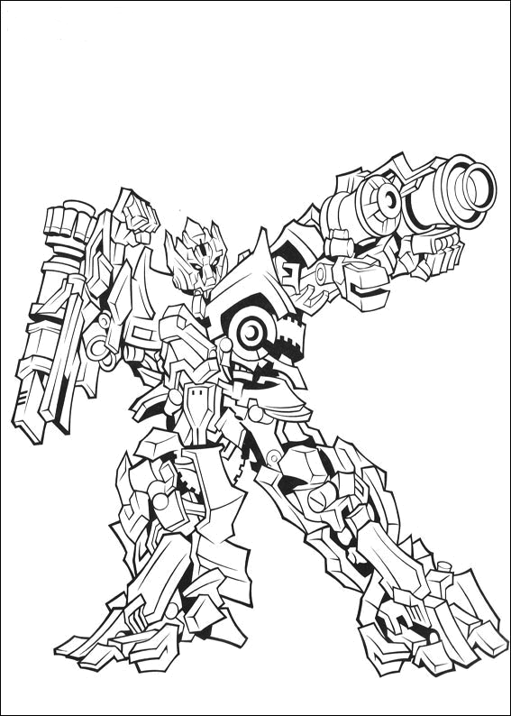 Transformers Coloring Pages Free Printable 7