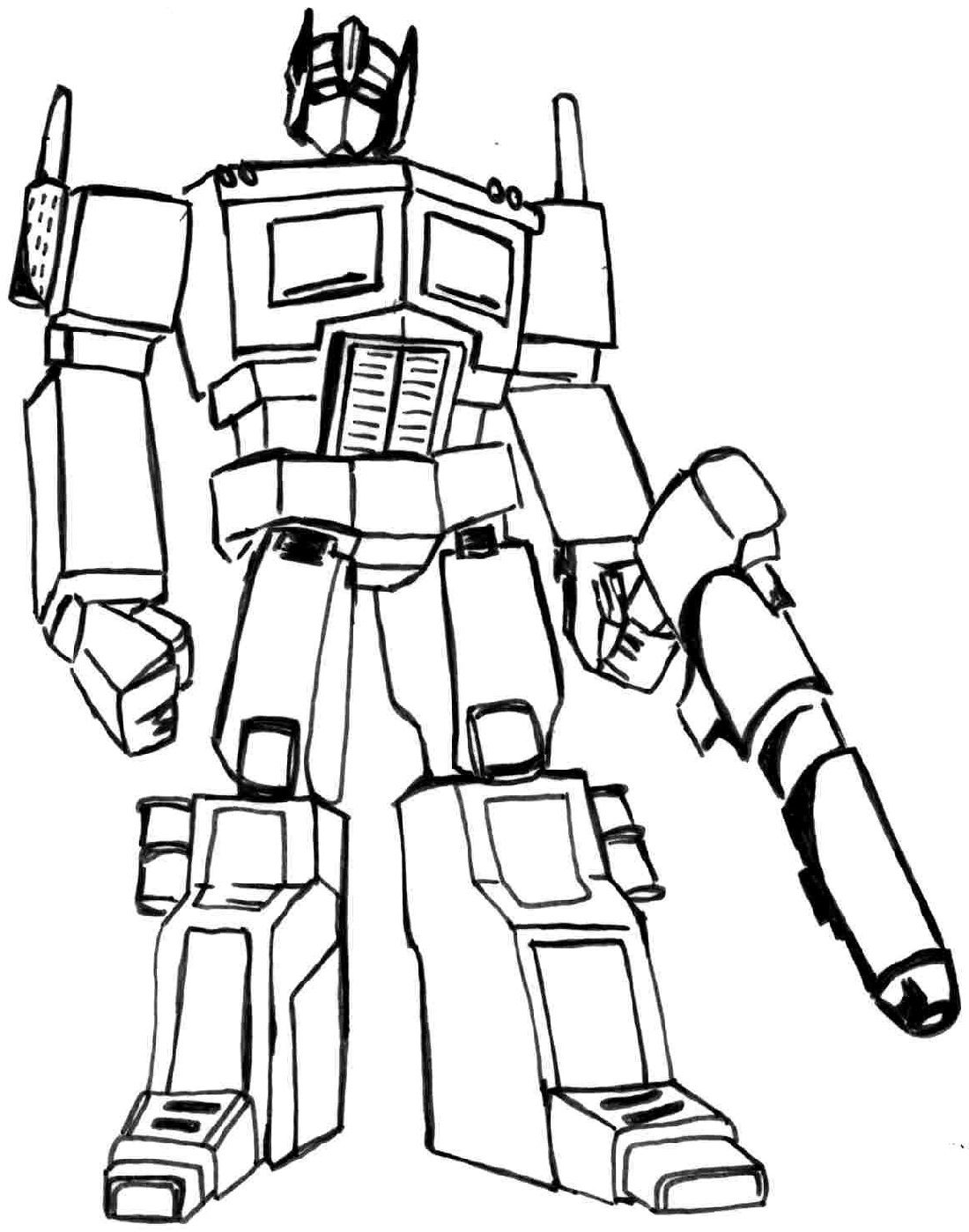 Transformers Coloring Pages Free Printable 73