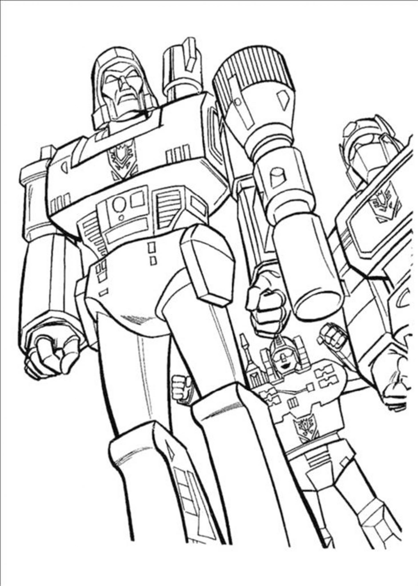 Transformers Coloring Pages Free Printable 75