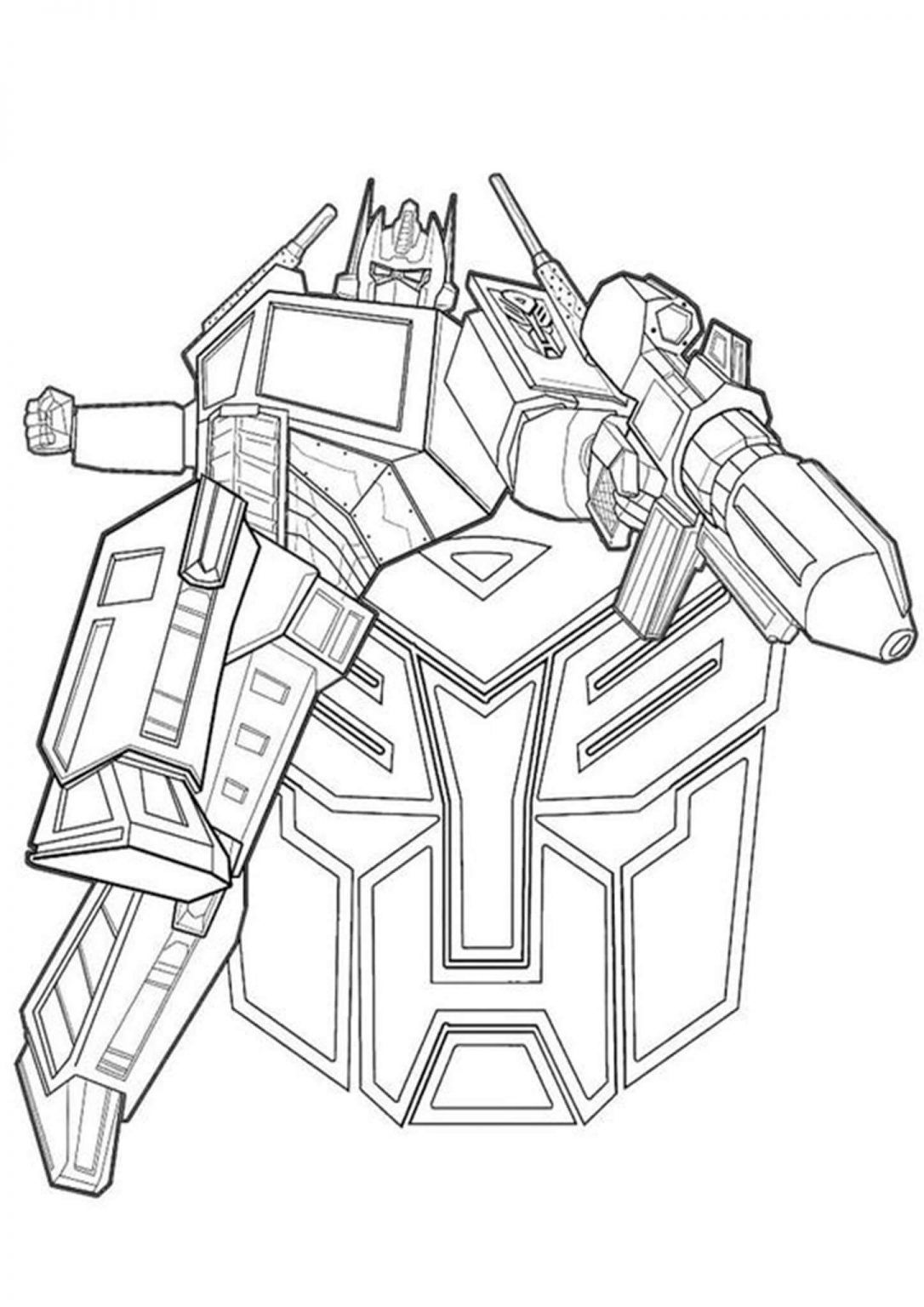 Transformers Coloring Pages Free Printable 80