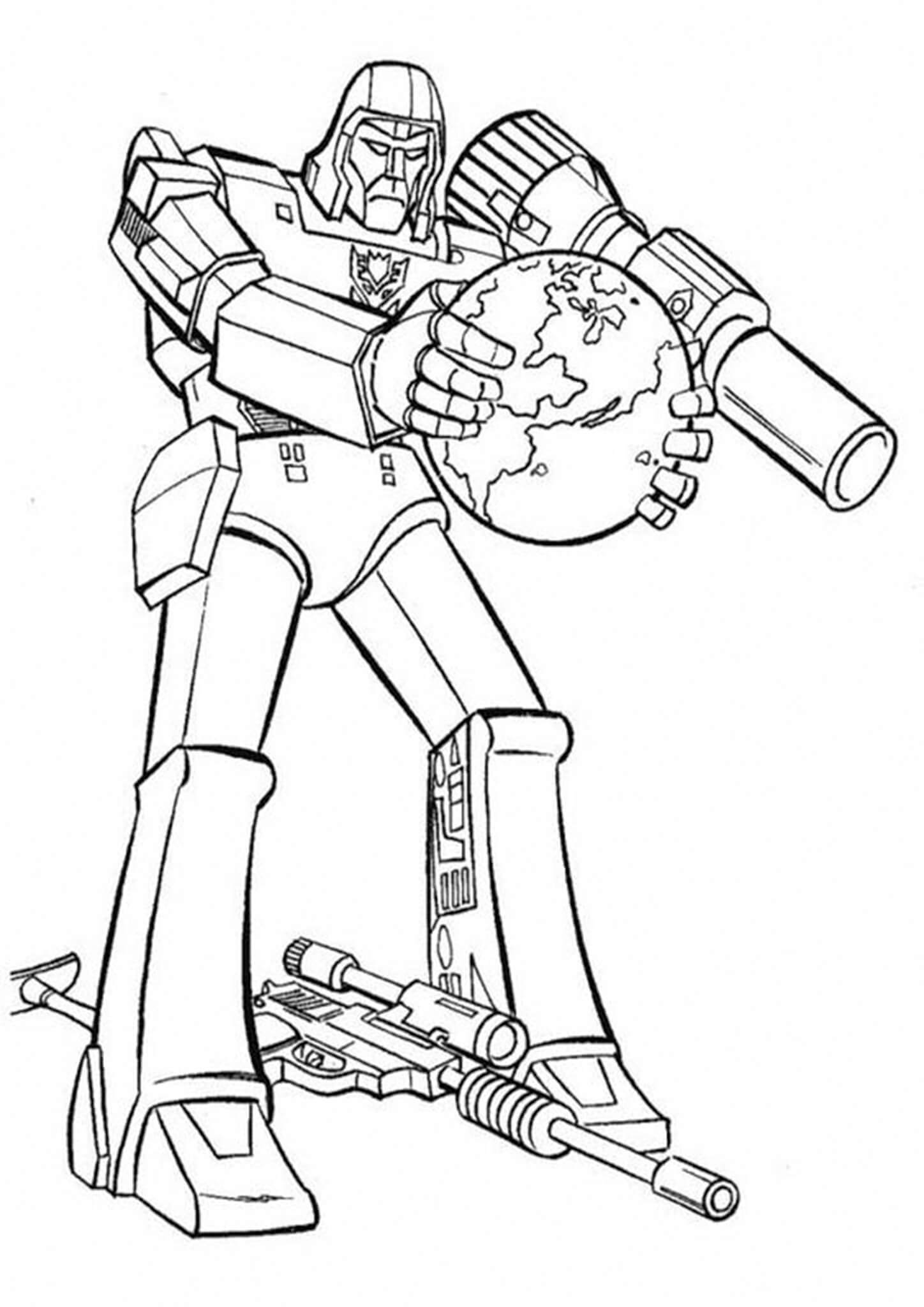 Transformers Coloring Pages Free Printable 85