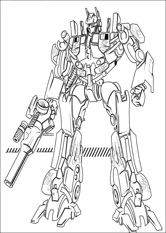 Transformers Coloring Pages Free Printable 89