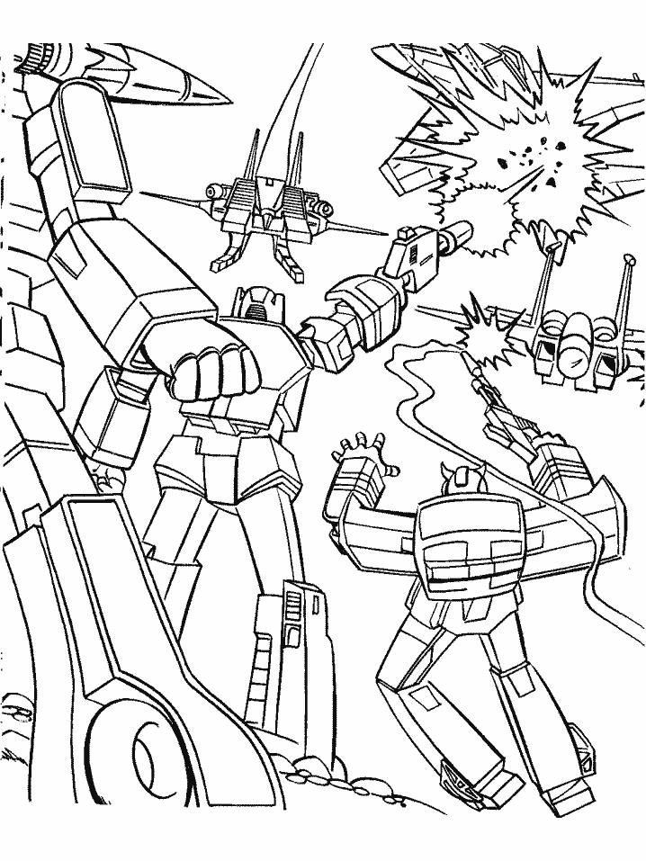 Transformers Coloring Pages Free Printable 92