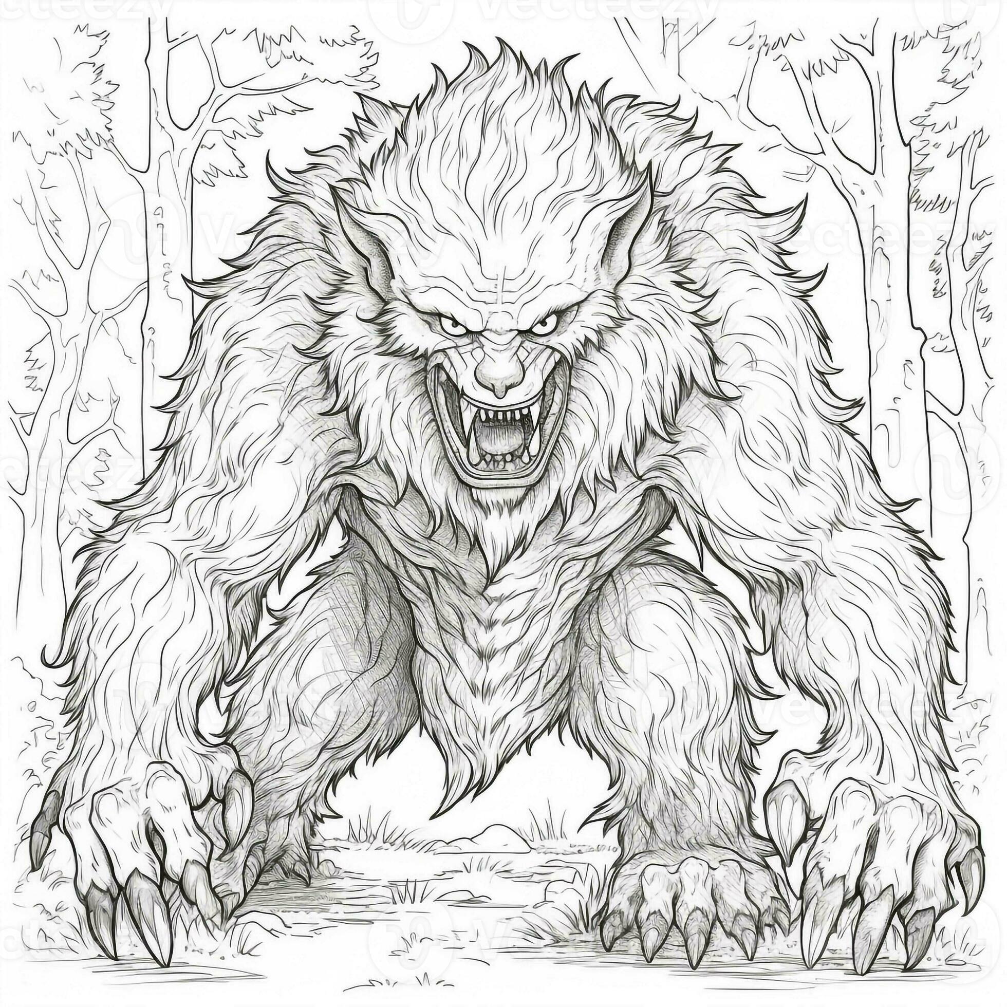 Were Wolf Coloring Page Free Printable 102