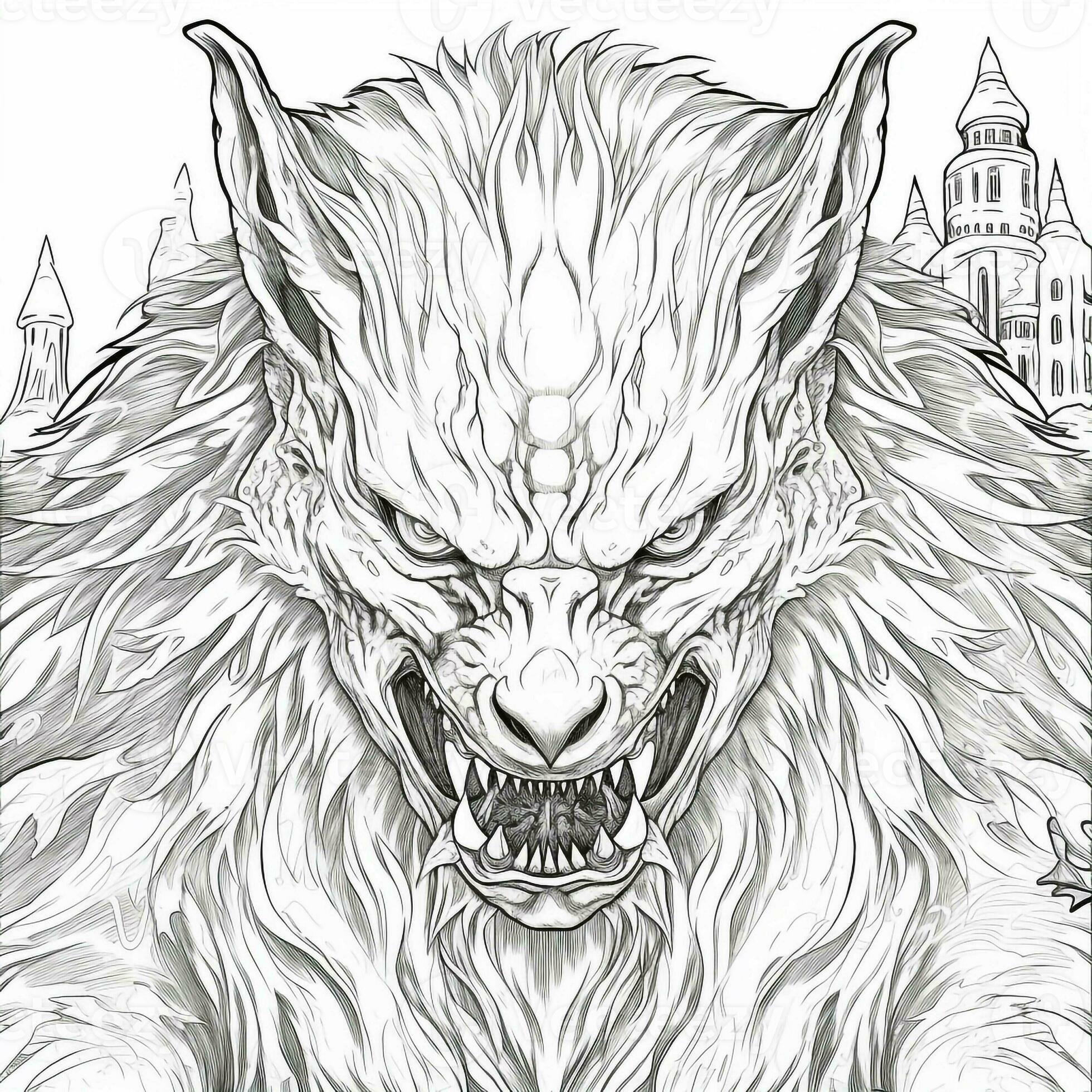 Were Wolf Coloring Page Free Printable 118