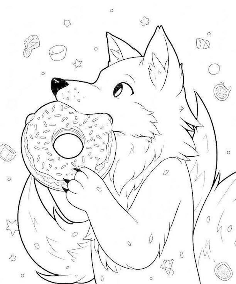 Were Wolf Coloring Page Free Printable 158