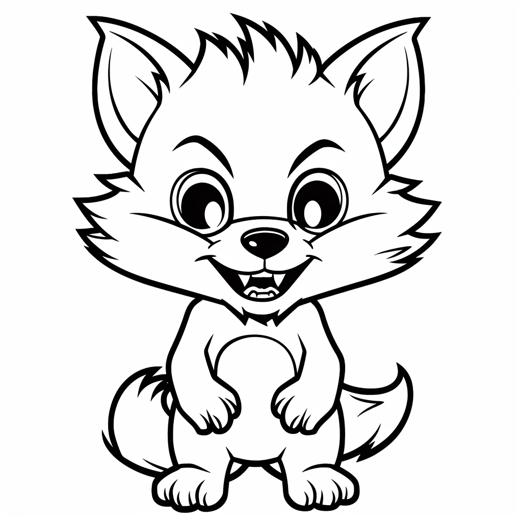 Were Wolf Coloring Page Free Printable 160