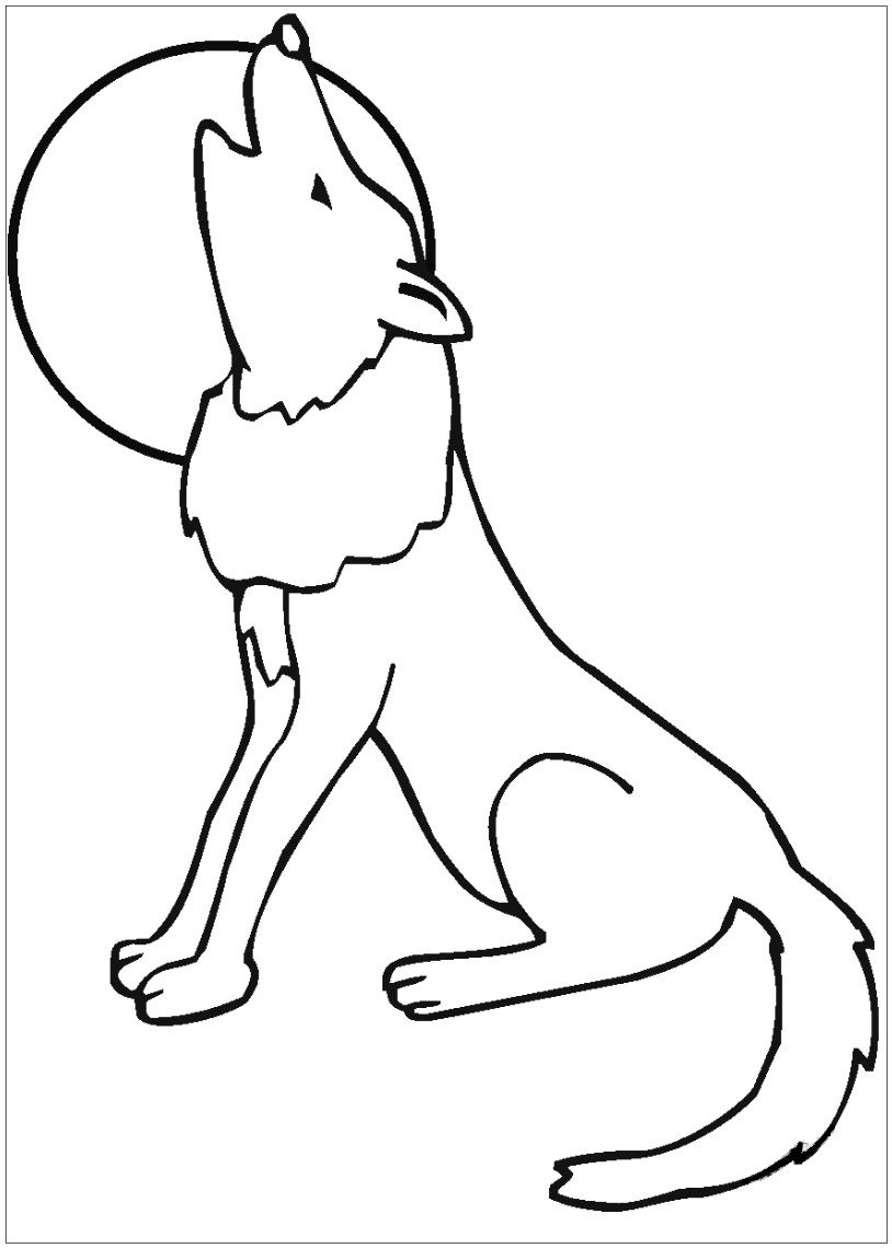 Were Wolf Coloring Page Free Printable 166