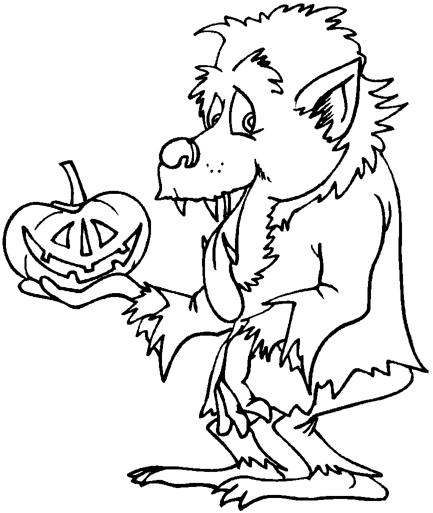 Were Wolf Coloring Page Free Printable 174