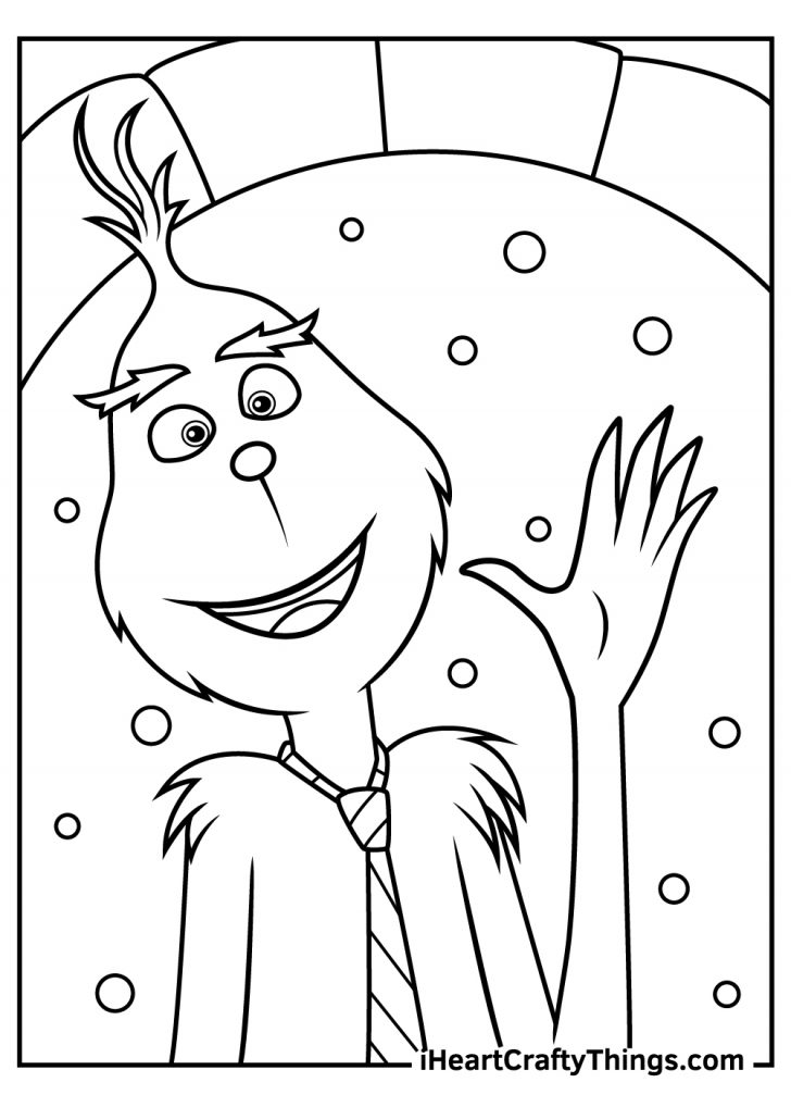 100+ Grinch Coloring Pages to Cheer You Up 100