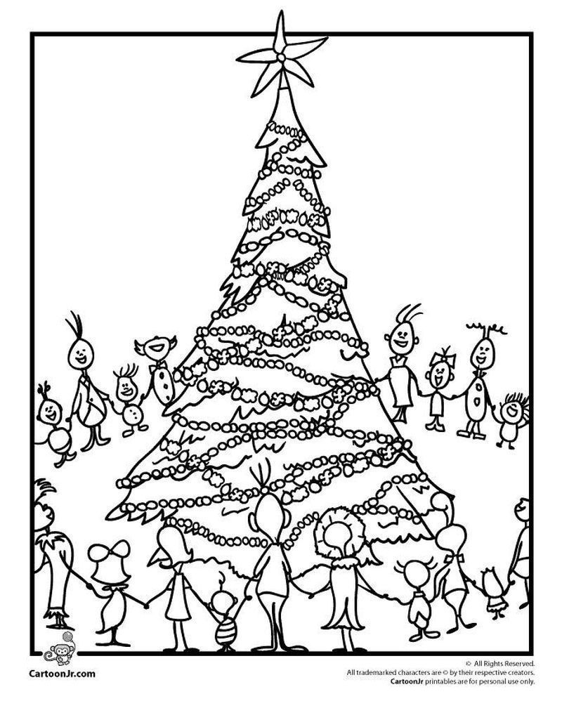 100+ Grinch Coloring Pages to Cheer You Up 27