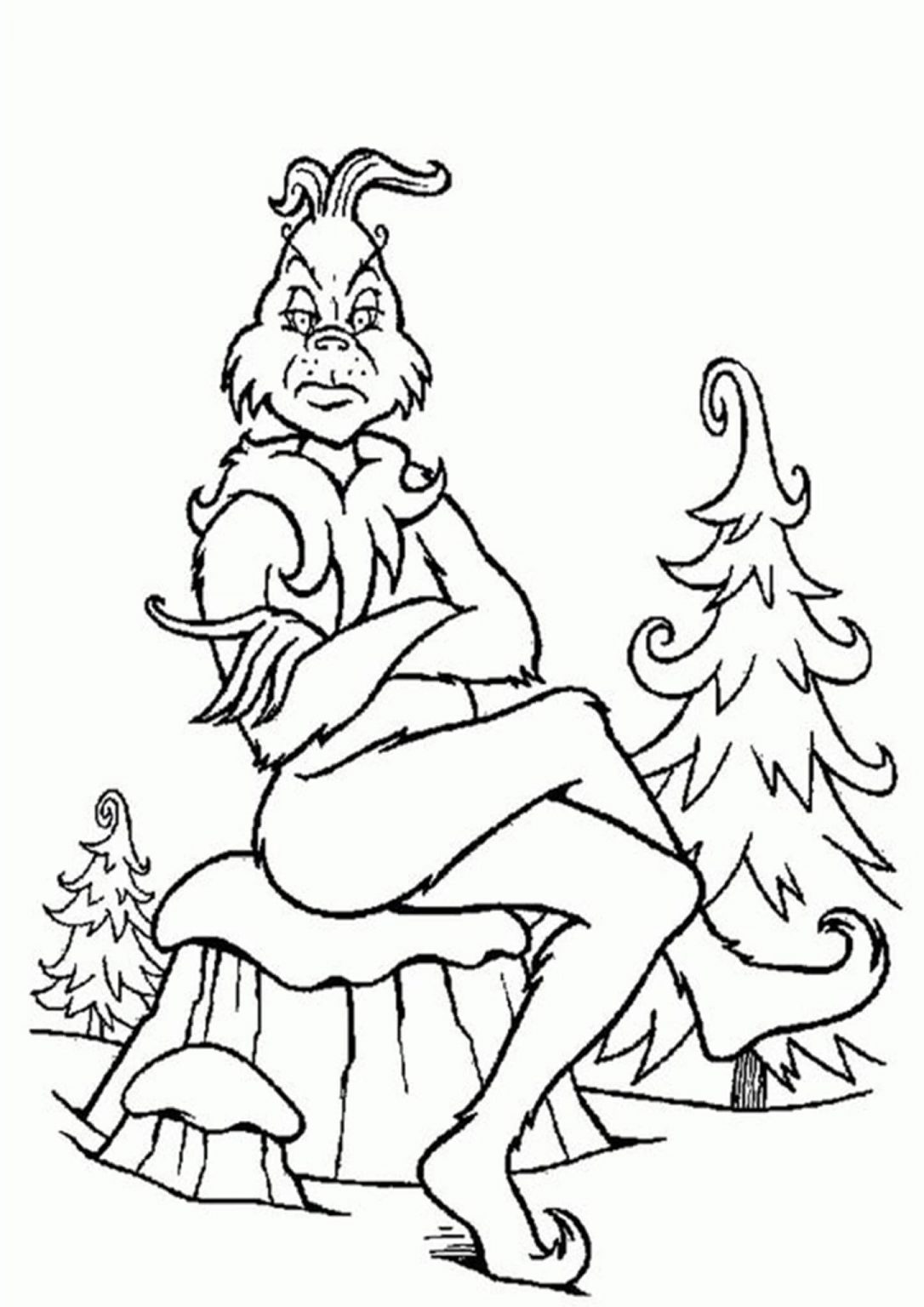 100+ Grinch Coloring Pages to Cheer You Up 28