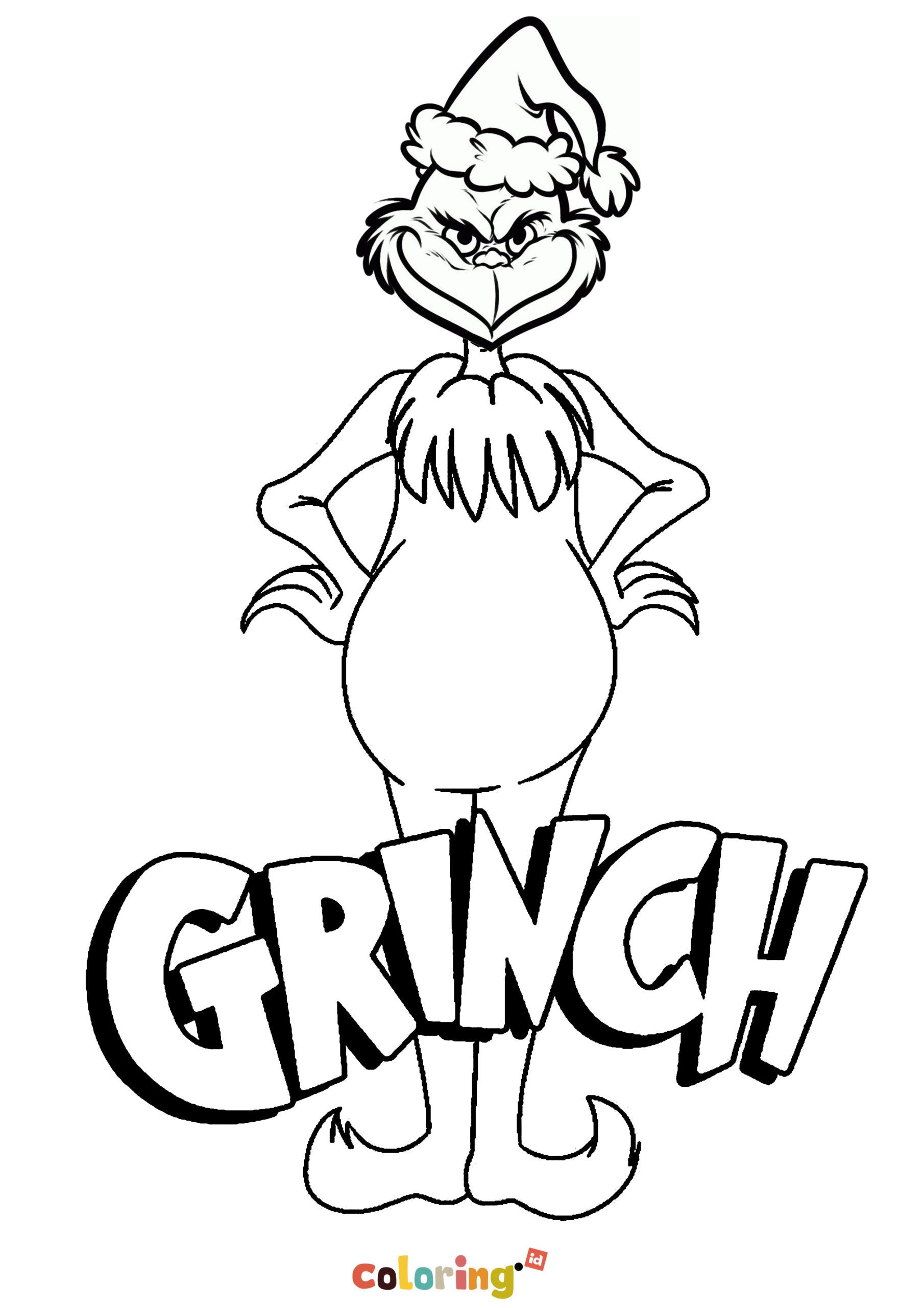 100+ Grinch Coloring Pages to Cheer You Up 29