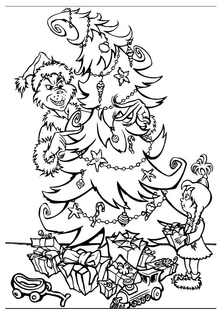 100+ Grinch Coloring Pages to Cheer You Up 36