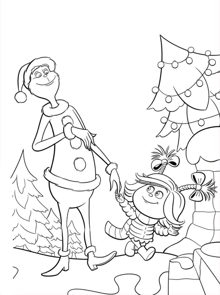 100+ Grinch Coloring Pages to Cheer You Up 42