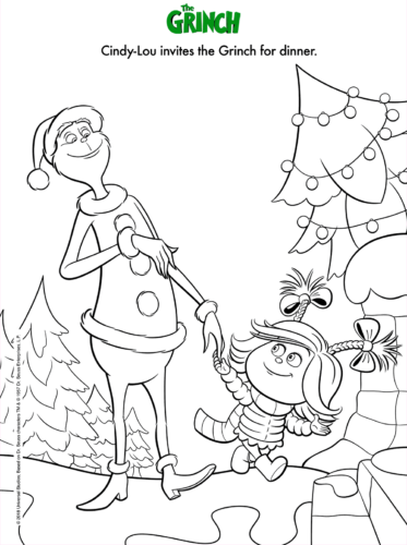 100+ Grinch Coloring Pages to Cheer You Up 55