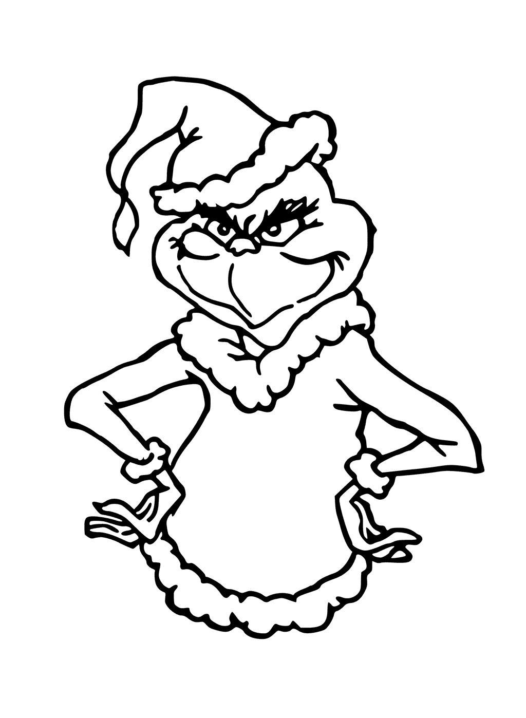 100+ Grinch Coloring Pages to Cheer You Up 61