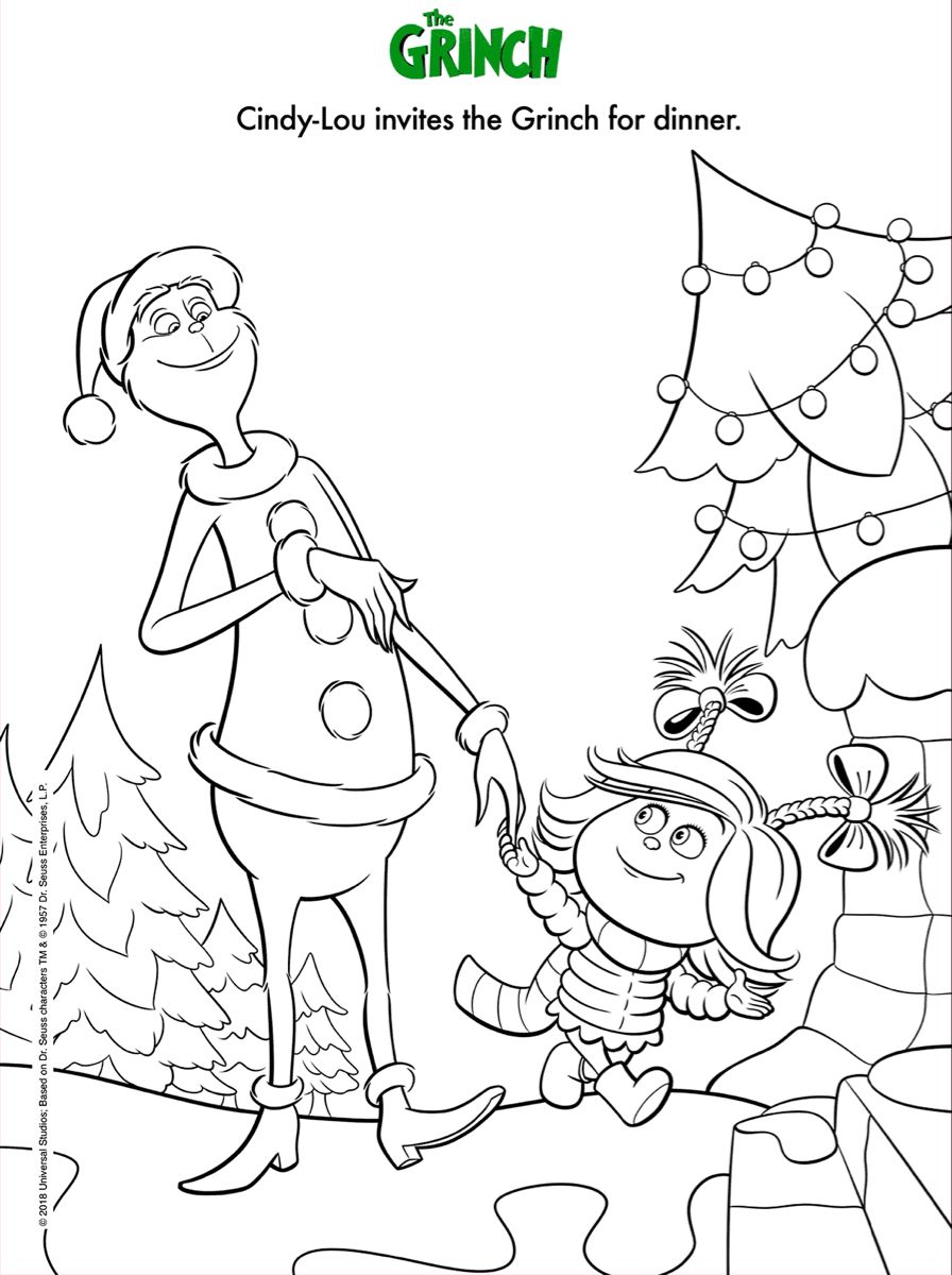 100+ Grinch Coloring Pages to Cheer You Up 64