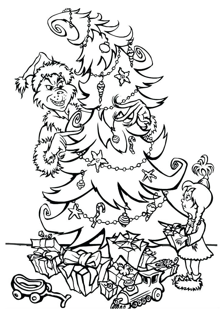 100+ Grinch Coloring Pages to Cheer You Up 67