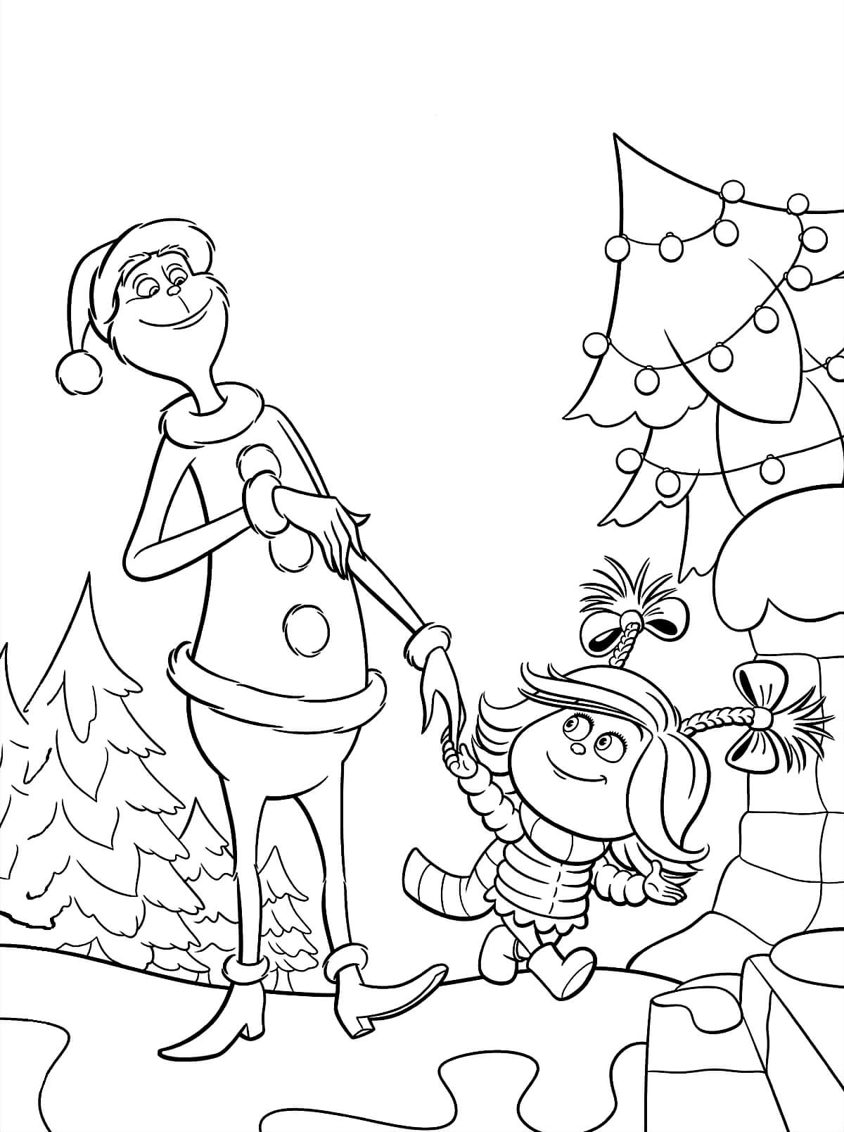 100+ Grinch Coloring Pages to Cheer You Up 69