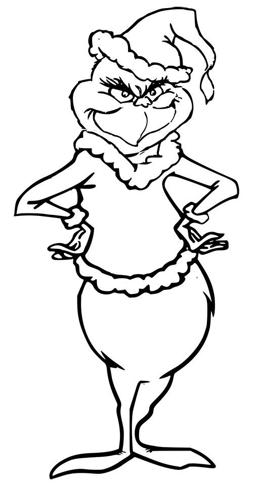 100+ Grinch Coloring Pages to Cheer You Up 84