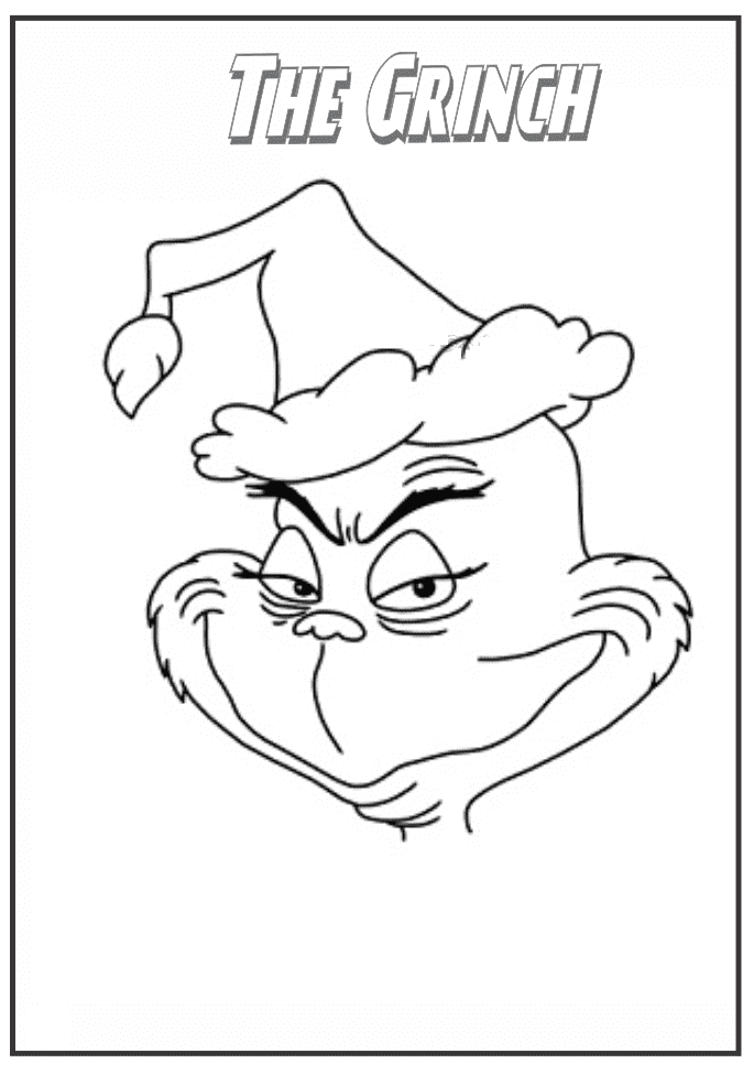 100+ Grinch Coloring Pages to Cheer You Up 88