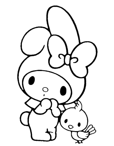 100+ Sanrio Coloring Page Ideas: Hello Kitty and Friends Fun 103