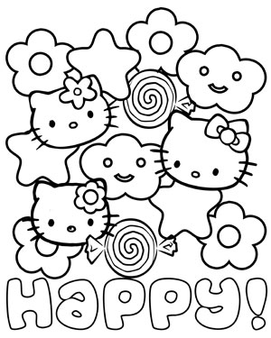 100+ Sanrio Coloring Page Ideas: Hello Kitty and Friends Fun 109