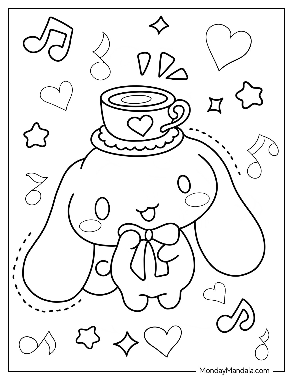 100+ Sanrio Coloring Page Ideas: Hello Kitty and Friends Fun 11