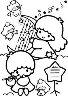 100+ Sanrio Coloring Page Ideas: Hello Kitty and Friends Fun 110