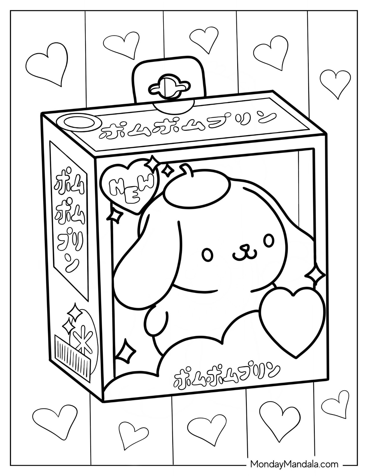 100+ Sanrio Coloring Page Ideas: Hello Kitty and Friends Fun 12