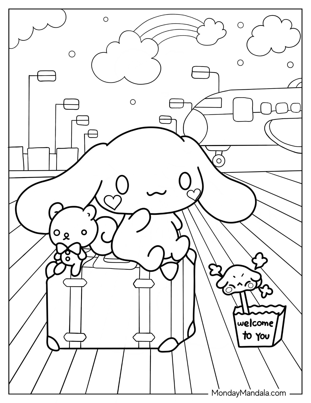 100+ Sanrio Coloring Page Ideas: Hello Kitty and Friends Fun 19