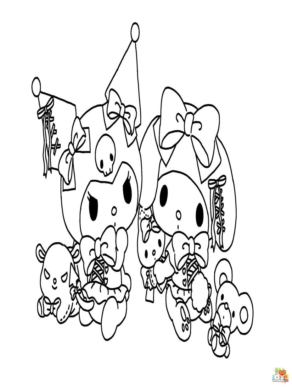 100+ Sanrio Coloring Page Ideas: Hello Kitty and Friends Fun 22