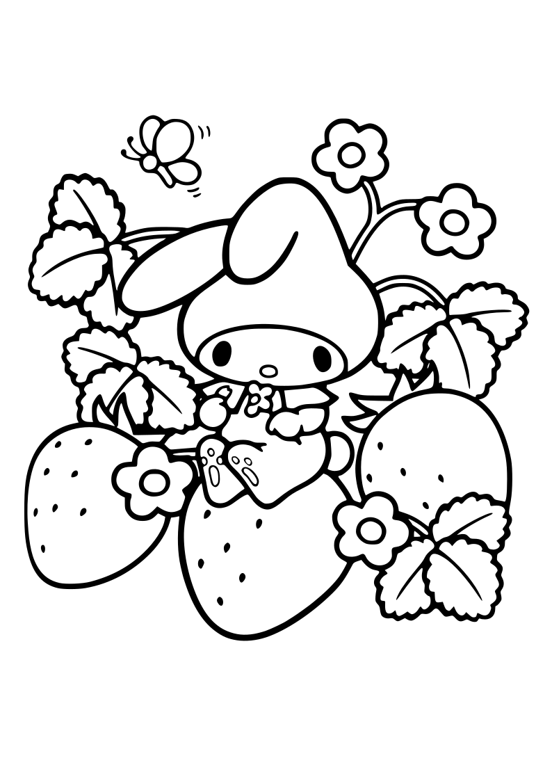 100+ Sanrio Coloring Page Ideas: Hello Kitty and Friends Fun 25