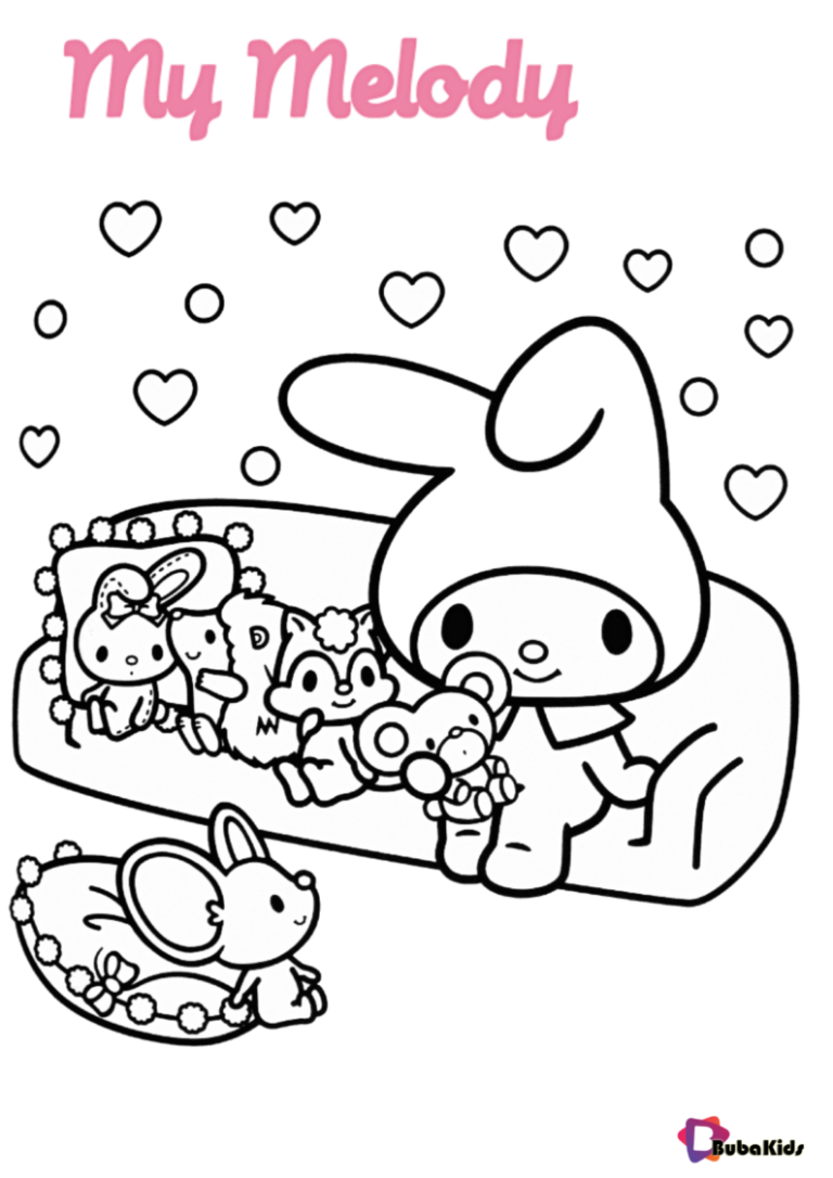 100+ Sanrio Coloring Page Ideas: Hello Kitty and Friends Fun 27