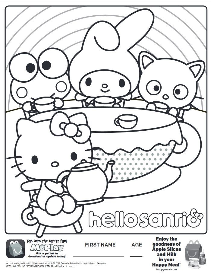 100+ Sanrio Coloring Page Ideas: Hello Kitty and Friends Fun 49