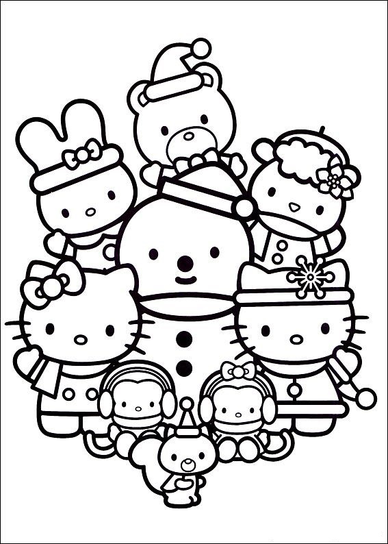 100+ Sanrio Coloring Page Ideas: Hello Kitty and Friends Fun 56