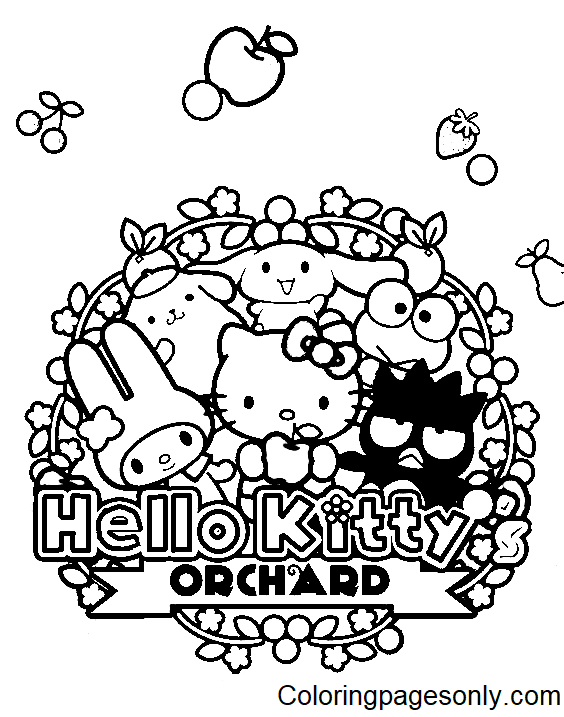 100+ Sanrio Coloring Page Ideas: Hello Kitty and Friends Fun 61